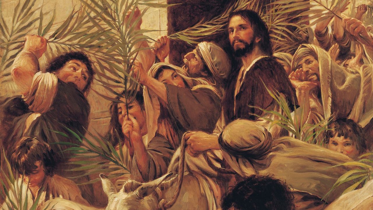 Jesus Christ’s triumphal entry into Jerusalem on Palm Sunday